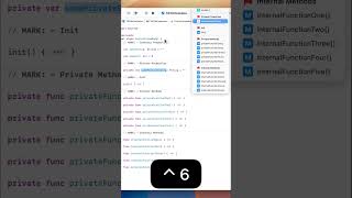 Some useful Xcode shortcuts while working in a file #xcode #tutorial #swift #tipsandtrick