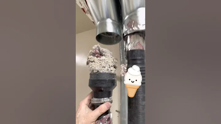 How can it get this BAD?! #dryerventcleaning #firehazard #oddlysatisfying #satisfyingvideo #cleaning