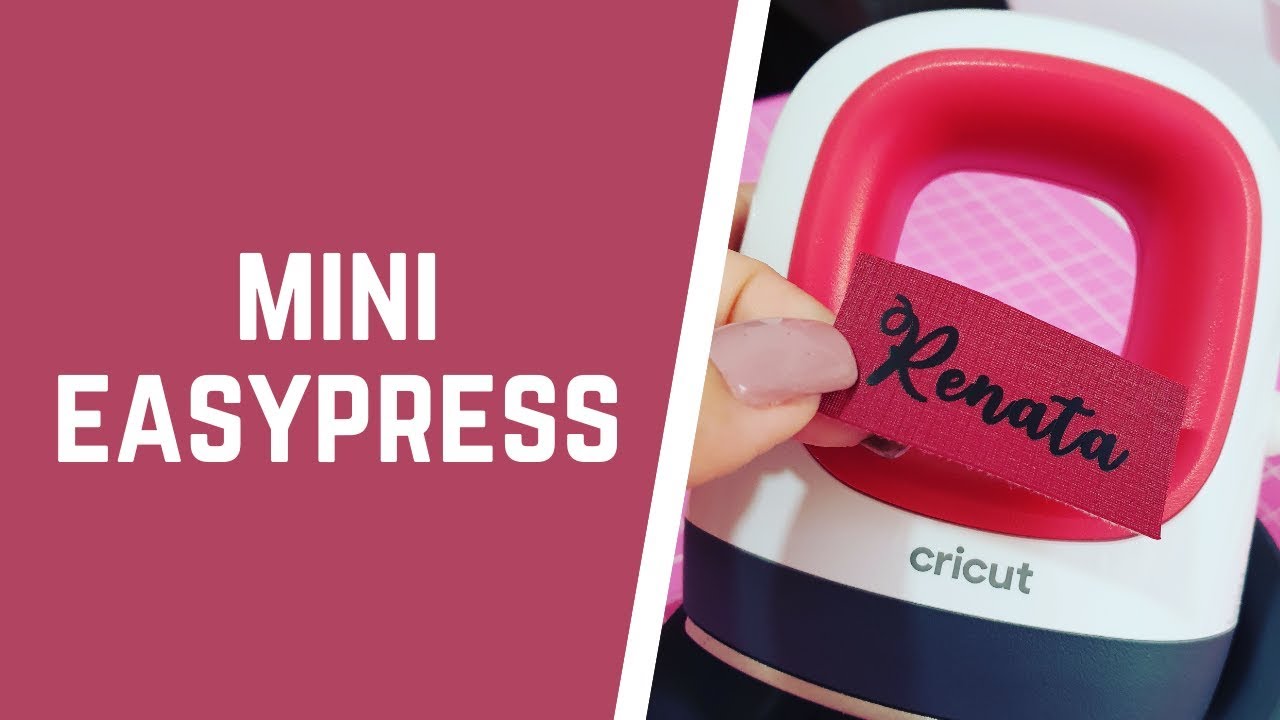 Mini Easypress - Aprendendo a aplicar filme de recorte no sintético.