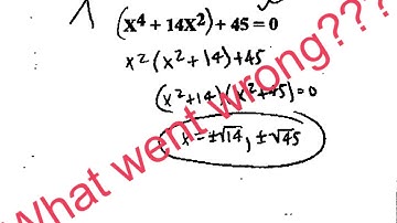 Common Exam Mistakes on Quadratics: what went wrong??