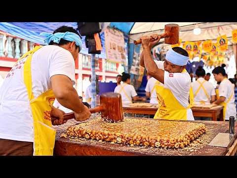 70 Years Ancient Peanuts! World's Best Peanuts Making Skills - Thai Street Food