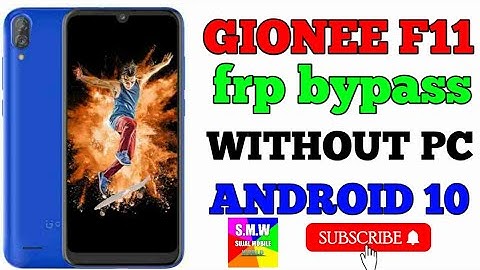 Gionee f11 frp bypass without pc // how to Gionee f11 google account bypass