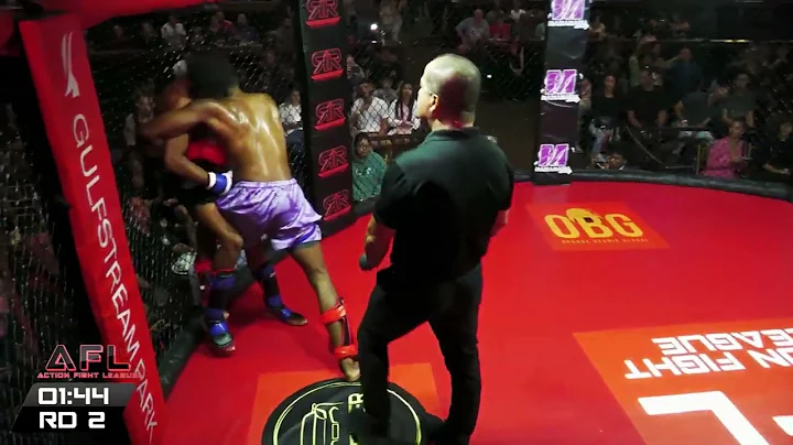 Action Fight League Amateur Series II Devin Lee vs...