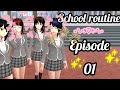 School routine episode 01, Sakura school simulator K-drama 🌸🌸💐. please please subscribe and support.