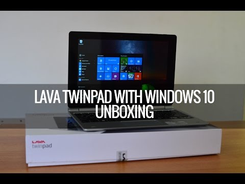 Lava Twinpad with Windows 10  Unboxing and Hands on