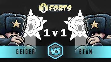 [Cast] Geiger vs Etan - Forts 1v1 RTS Gameplay