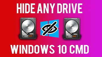 How To Hide Any Drive in Windows 10 Using CMD! Easily Hide Disk Drives via Command Prompt.