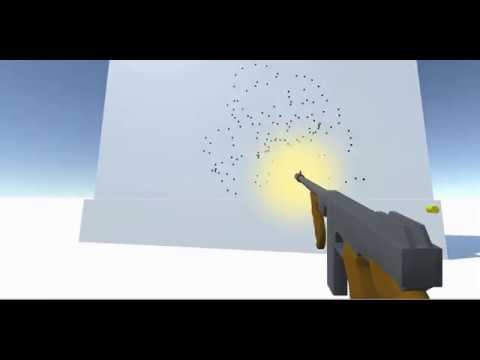 Tommy Gun (And Bullet Raycast) Script Test | Unity3D Blender GameDev | MousemeatGames