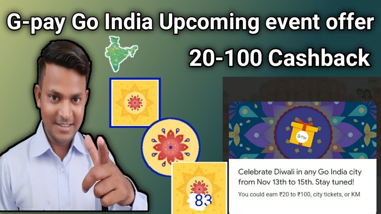 Google Pay Go India Offer | Upcoming Event Offer | Googlepay New Scratch Card offer | Go India offer
