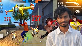 Easy 1 Vs 1 Guild Test of Attitude Gamers ! V Badge Youtubers Guild Test ❤️ Free Fire Live 🔥