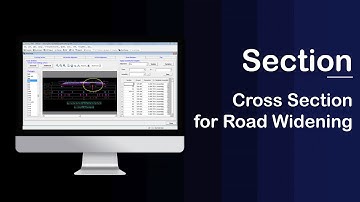 Cross Section for Road Widening