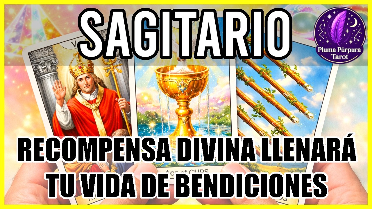 Sagitario ☘️  Santo Dios! Se Desencadenan Las Mejores Bendiciones De Tu Vida!  ☘️#Sagitario
