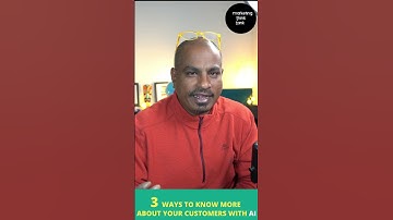 3 WAYS AI can help you know more about your customers