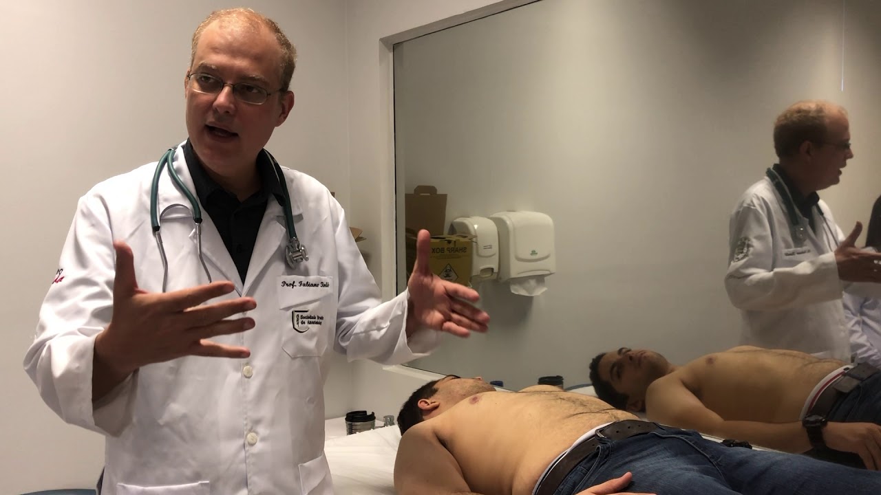 Exame físico do abdome - inspeção e ausculta