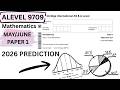 A-Level Mathematics 9709 | May/June Paper 1 2026 prediction using statistics
