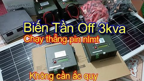 ♥️ Biến Tần 3Kva Chạy Trực Tiếp Từ Pin Năng Lượng Mặt Trời, Không Cần Ắc Quy - Shop Solar