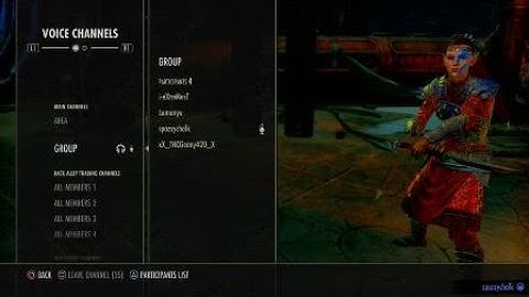 ESO Glitch: Stuck in group voice chat when not even in a group.