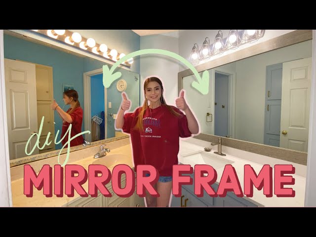 DIY Mirror Frame Makeover - How to Make a Cheap Mirror Look Expensive – IOD  Public