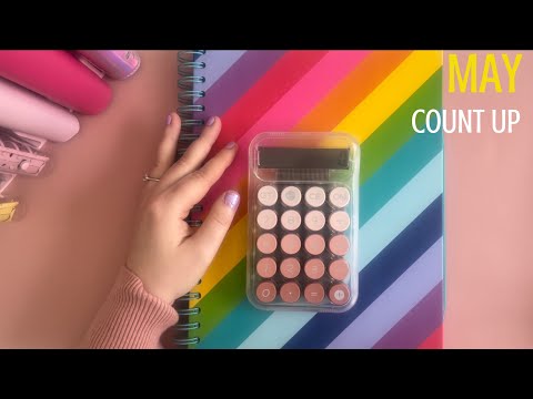 MAY count up | Did I reach my first 1k?! | cash Stuffing UK | Sinking Funds | Savings Challenges 🤞🏻