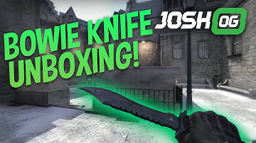 BOWIE KNIFE UNBOXING! (CS:GO Operation Wildfire Unboxing)