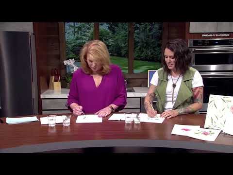 Learn To Draw With Watercolors On KATU AMNW With Peggy Dean