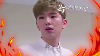 Kihyun losing his temper