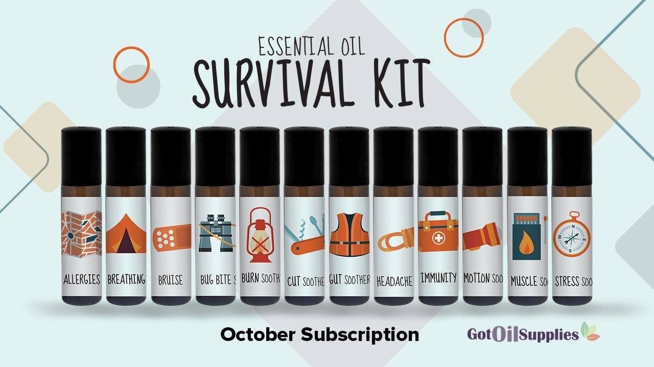 Essential Oil Survival Kit by Got Oil Supplies Oct 2021 Subscription Boxes