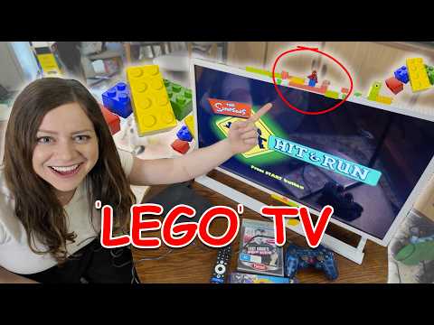 I found a TV you can build LEGO on!