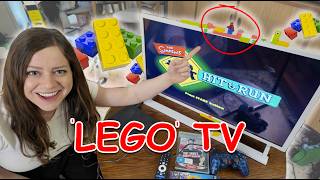 I found a TV you can build LEGO on!