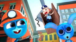 The Bunnies Played A Prank The Policeman | Cartoon for Kids | Dolly and Friends - Thailand