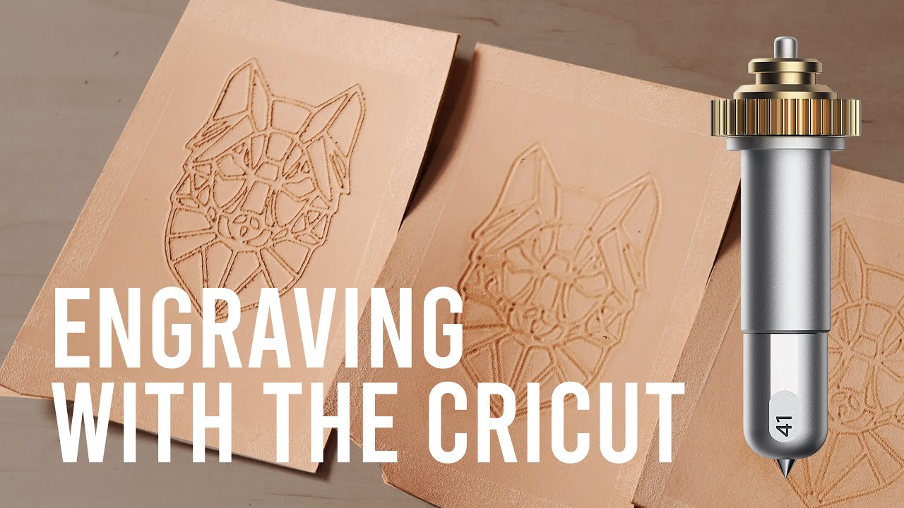 Engrave over 20 materials at home using the Cricut Maker Engraving