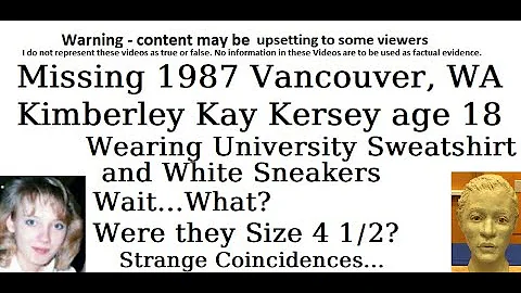 Missing Kimberley Kay Kersey age 18 1987 Vancouver...