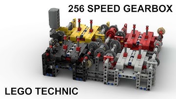 Lego Technic MOC 256 Speed Gearbox