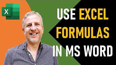 How to Put Excel Formulas in a Word Document