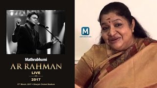 Chitra speaks about A R Rahman