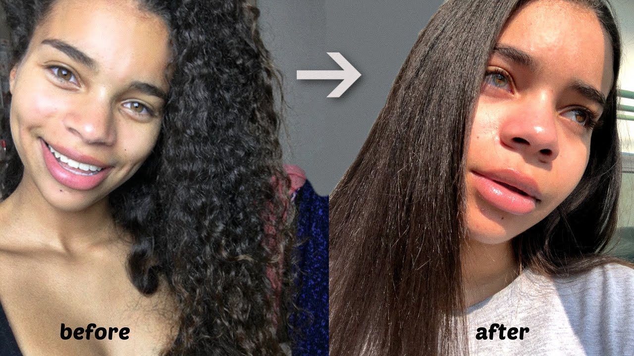 10. Blue Tips Hair Straightening Before and After Photos - wide 8