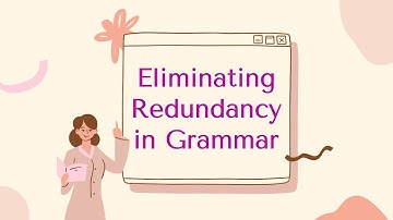 Eliminating Redundancy in Grammar