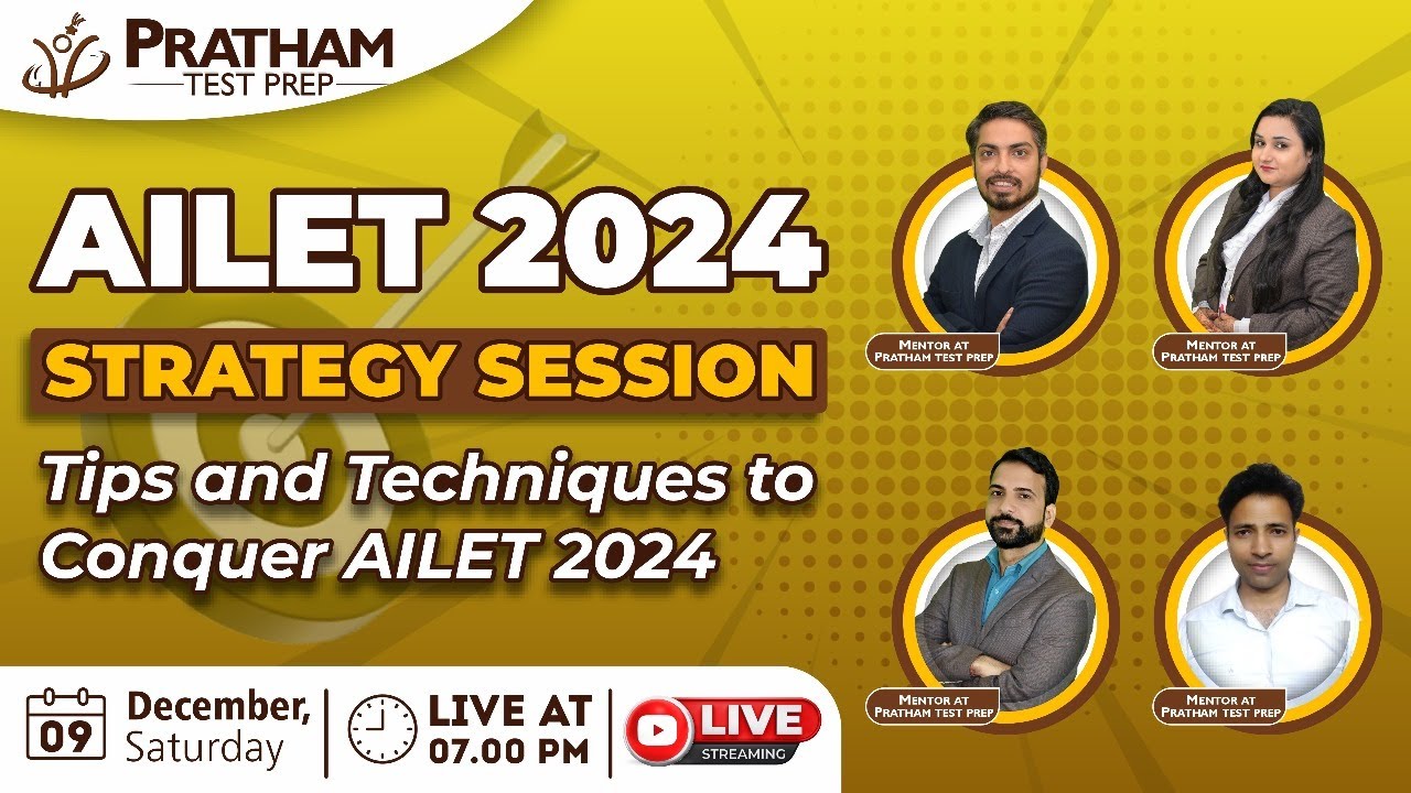 AILET 2024 Strategy Session | Tips and Techniques to Conquer AILET 2024 ...