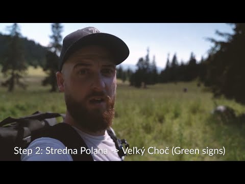 I hiked Velky Choc mountain in Slovakia in 30 degrees Celcius