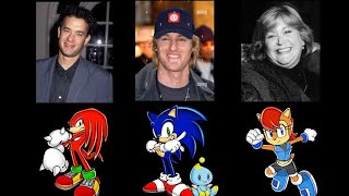 If Tom Hanks Owen Wilson and Russi Taylor voiced Knuckles Sonic and Sally Acorn