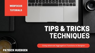 WebFOCUS - Tips &Tricks - Using advanced Aggregation Functions in Designer