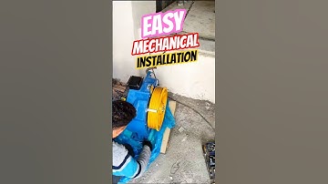 Gearless Elevator Installation Project with FURDER Motor | Video from the Machine Room 1:1