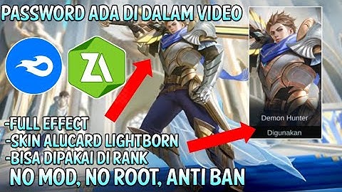 SCRIPT TERBARU!!! ALUCARD LIGHTBORN FULL EFFECT MOBILE LEGEND