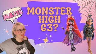 Have I changed my mind about Monster High G3 dolls? Unboxing Cleo & Outta Fright Operetta. Hair help