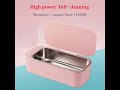 Cleaning machine ultrasonic cleaner 450ml 42khz jewelry glasses makeup brush cleaner