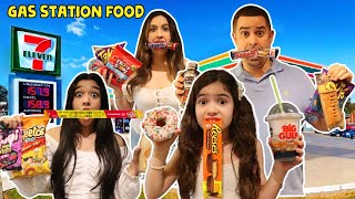 Eating only GAS STATION FOOD for 24 hours!