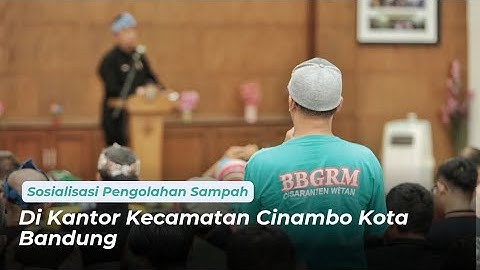 Sosialisasi Pengolahan Sampah di Kantor Kecamatan Cinambo