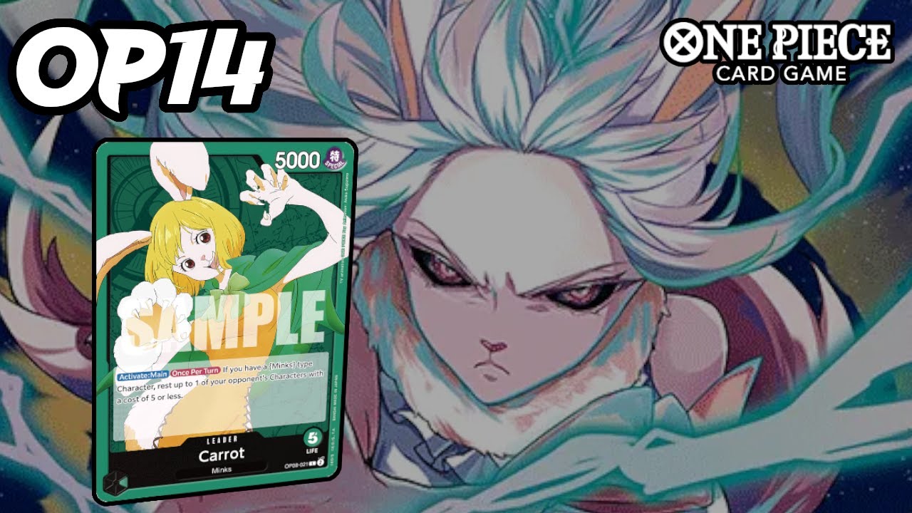 Carrot Op14 ¿Es realmente buena? Deck Profile + Gameplay | One Piece TCG en Español