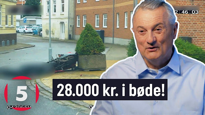 Vild eftersættelse af motorcykel ender brat! | Fanget På Politiets Kamera | Kanal 5 Danmark