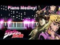 The ultimate jojos bizarre adventure piano medley  500000 subscribers special